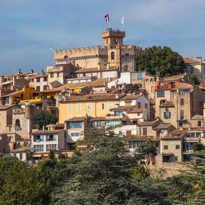 Medieval Town In Cagnes-sur-Mer, France