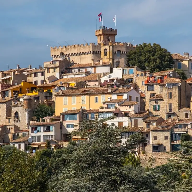 Medieval Town In Cagnes-sur-Mer, France