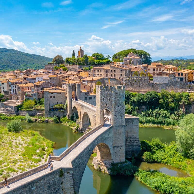 Forget Barcelona! These 4 Authentic Towns Less Than 2 Hours Away Are Less Crowded Medieval Town Of Besalu, Catalonia, Spain