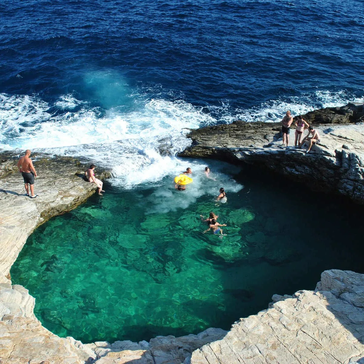 Natural Pool In Thassos, Greece