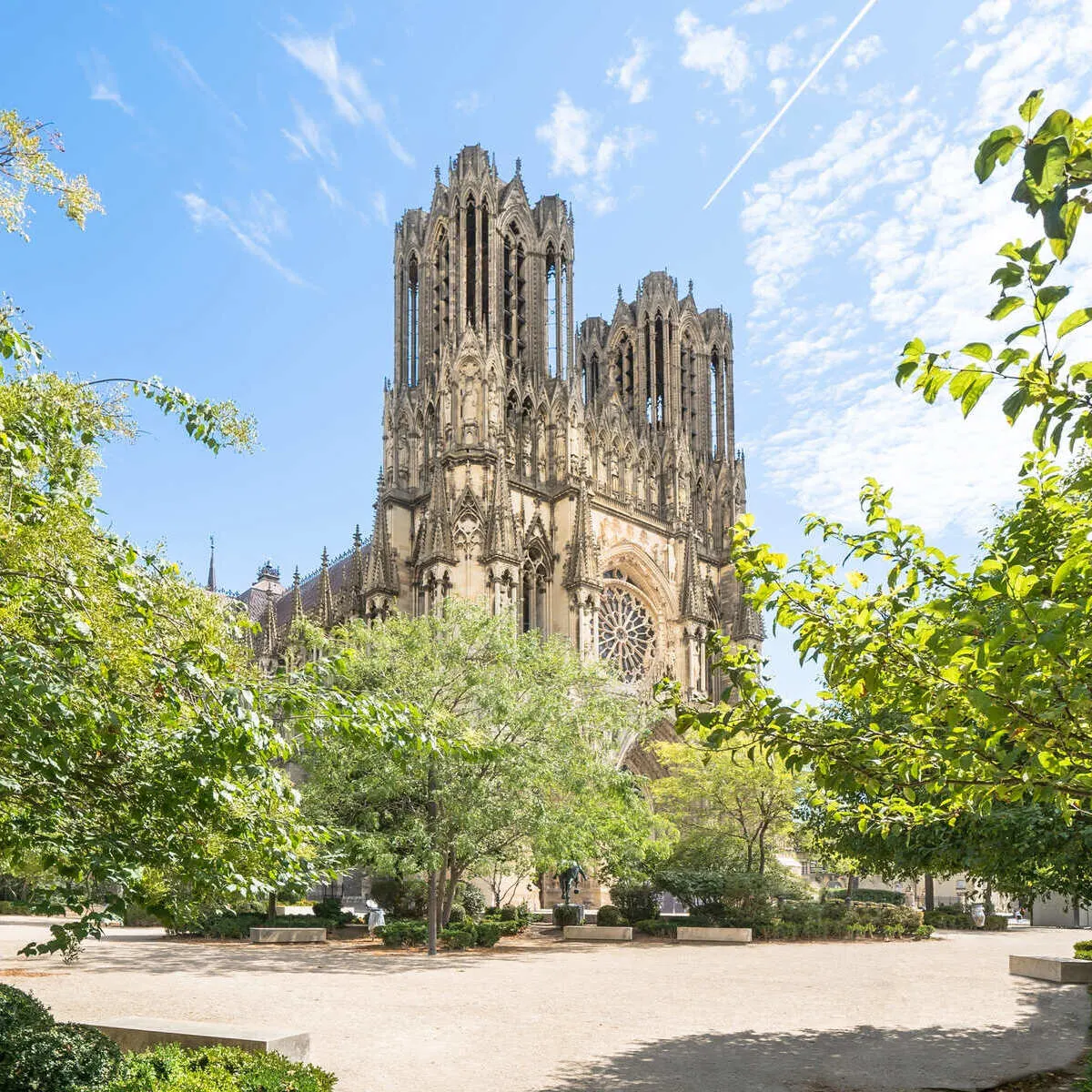 Notre-Dame de Reims Cathedral In France