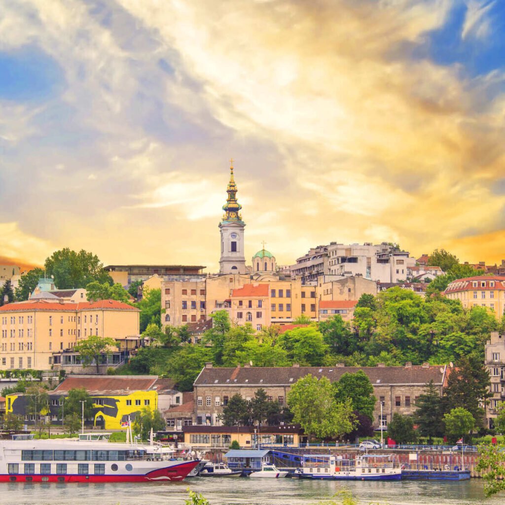 Panoramic View Of Belgrade Old Town, Serbia