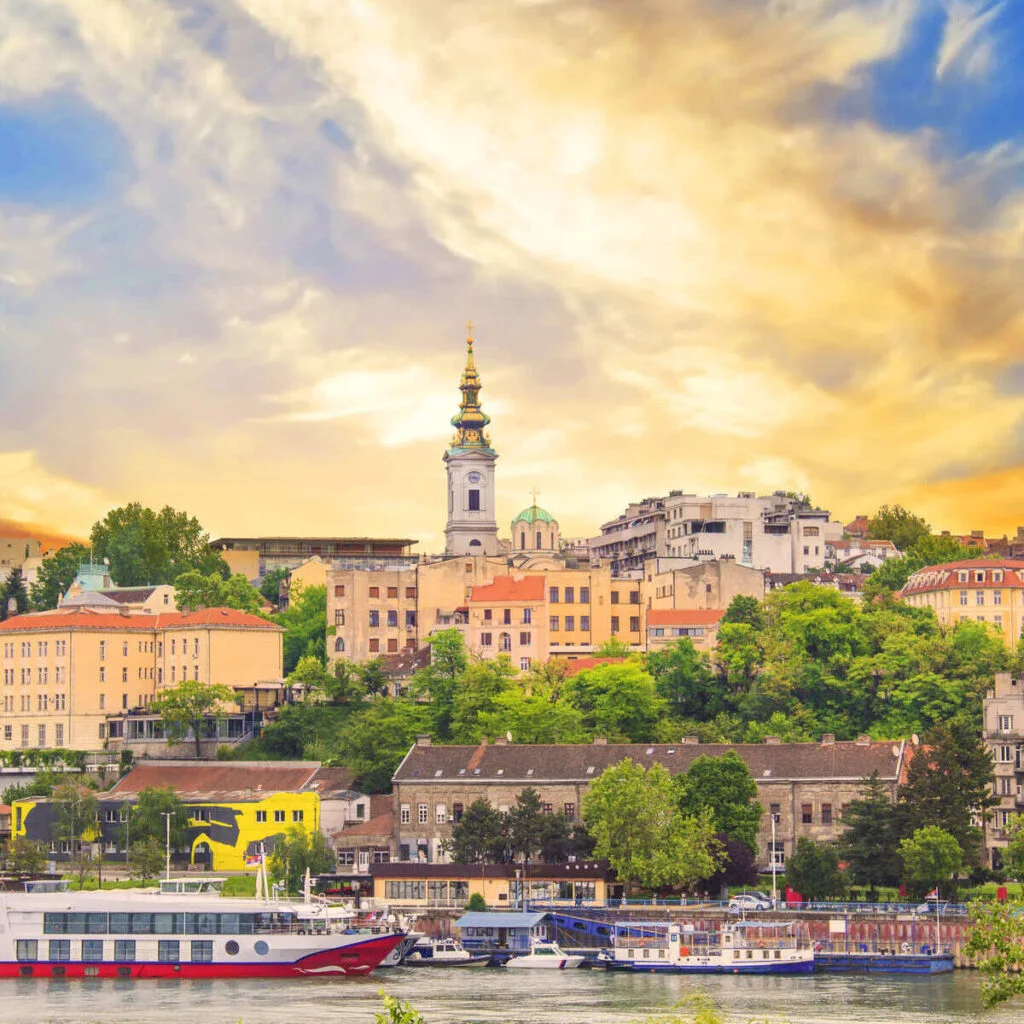 Panoramic View Of Belgrade Old Town, Serbia