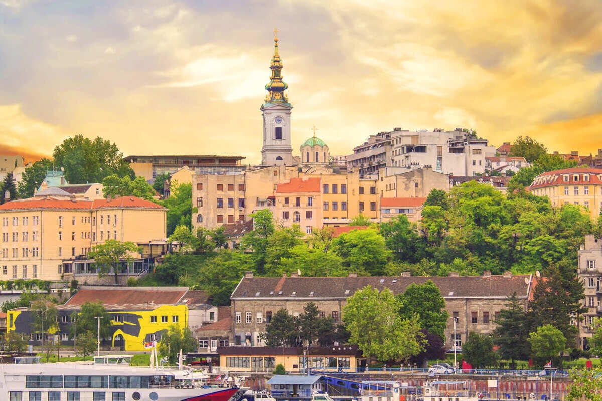 Panoramic View Of Belgrade Old Town, Serbia