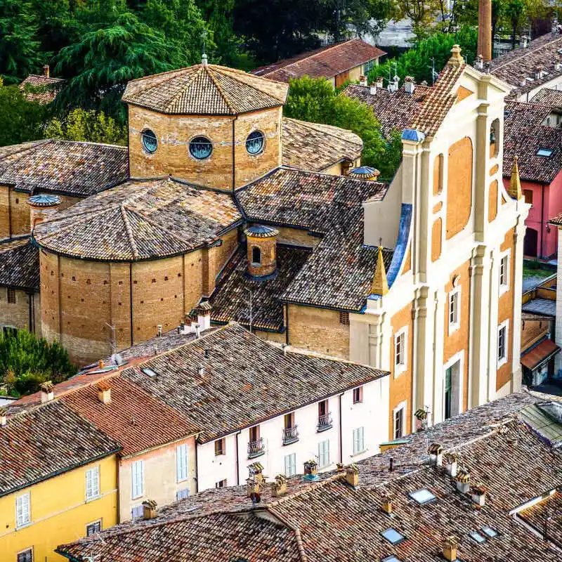 Panoramic View Of Brisighella, Italy