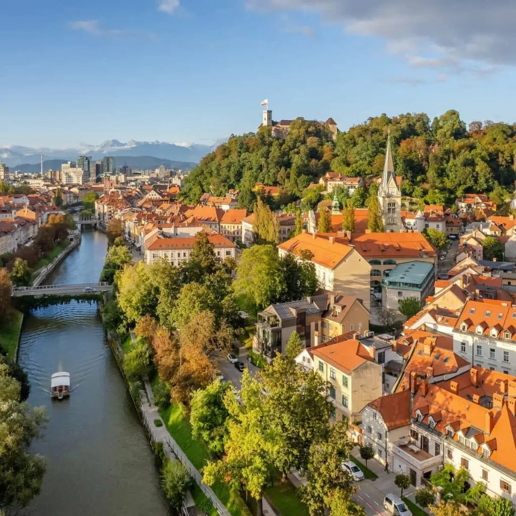 Panoramic View Of Ljubljana, Slovenia