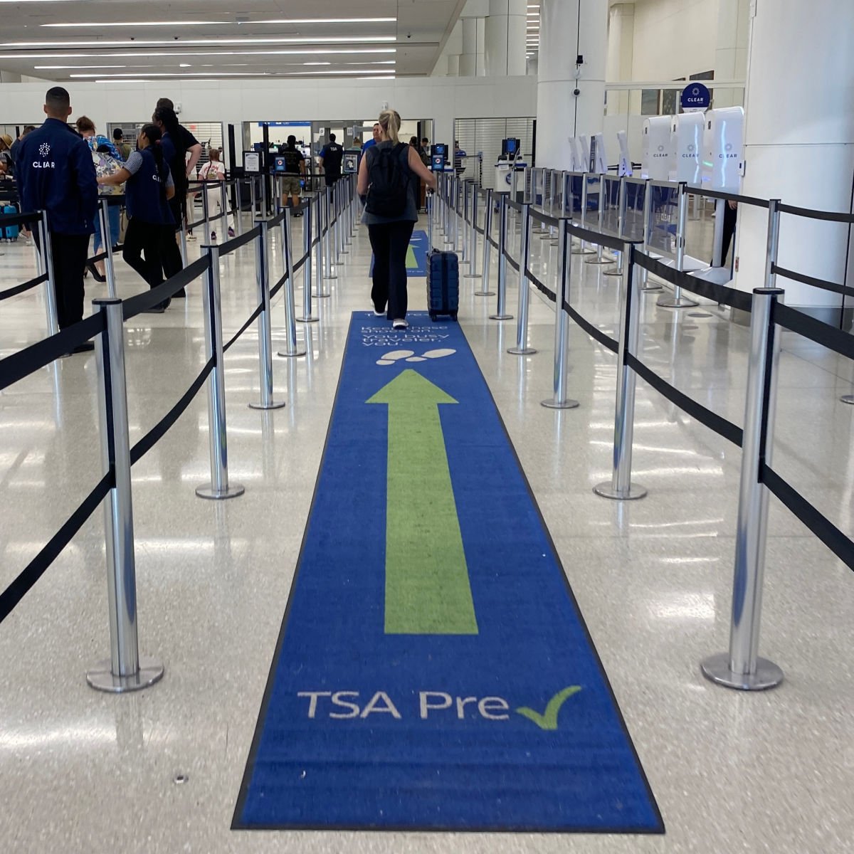 TSA PreCheck line at undisclosed airport