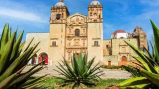 The Church and convent of Santo Domingo de Guzman in Oaxaca, Mexico.