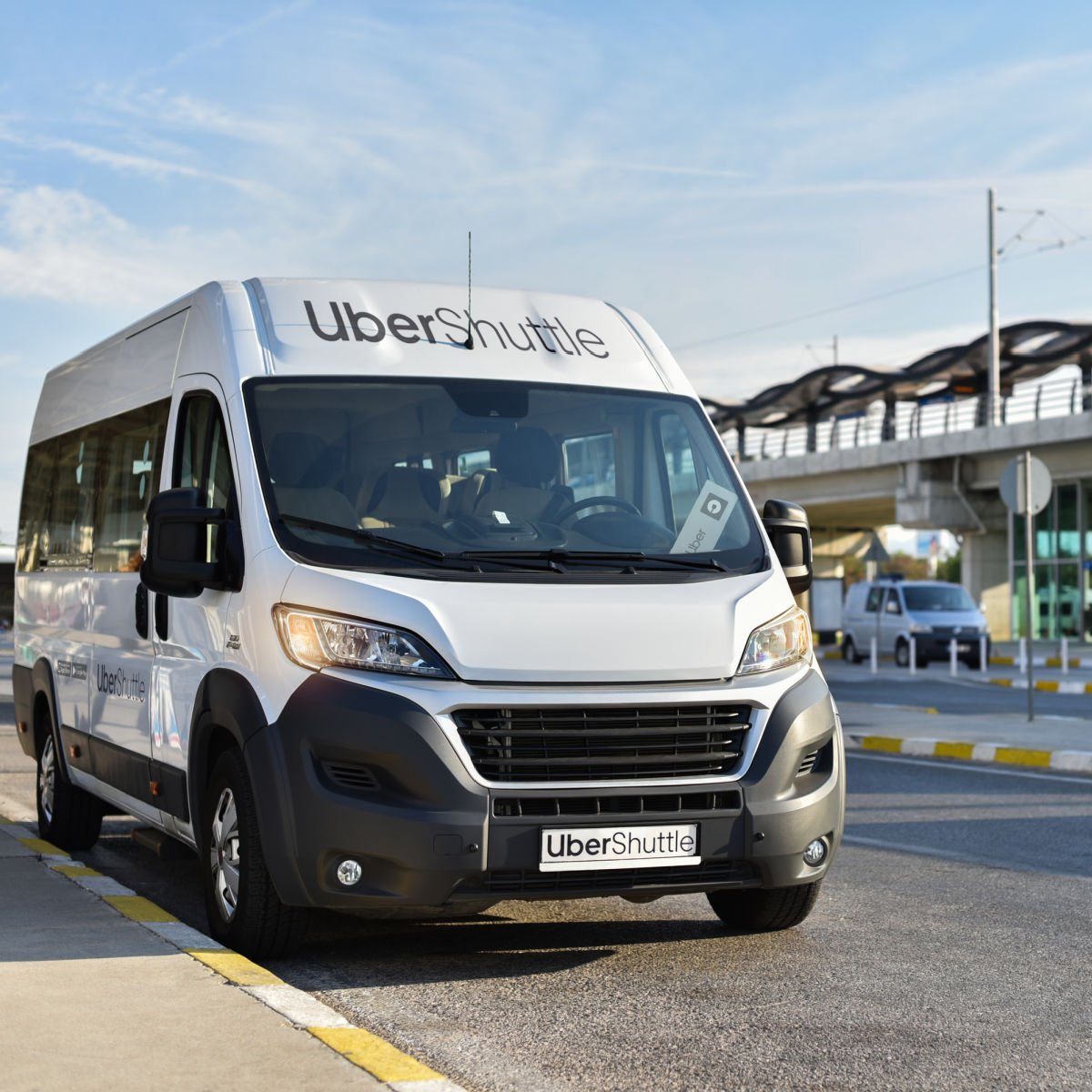 Uber Shuttle at airport