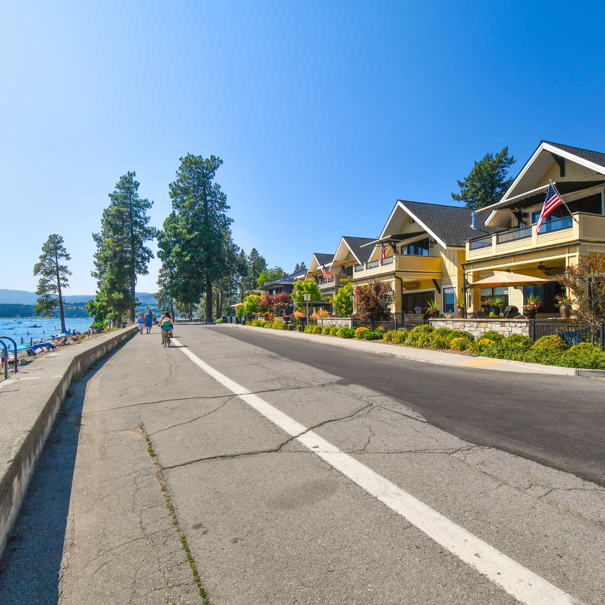 Posh Stays & Stunning Nature: Idaho's Postcard Lake Town Is Breaking Summer Tourism Records Waterfront vacation rentals in Coeur d'Alene