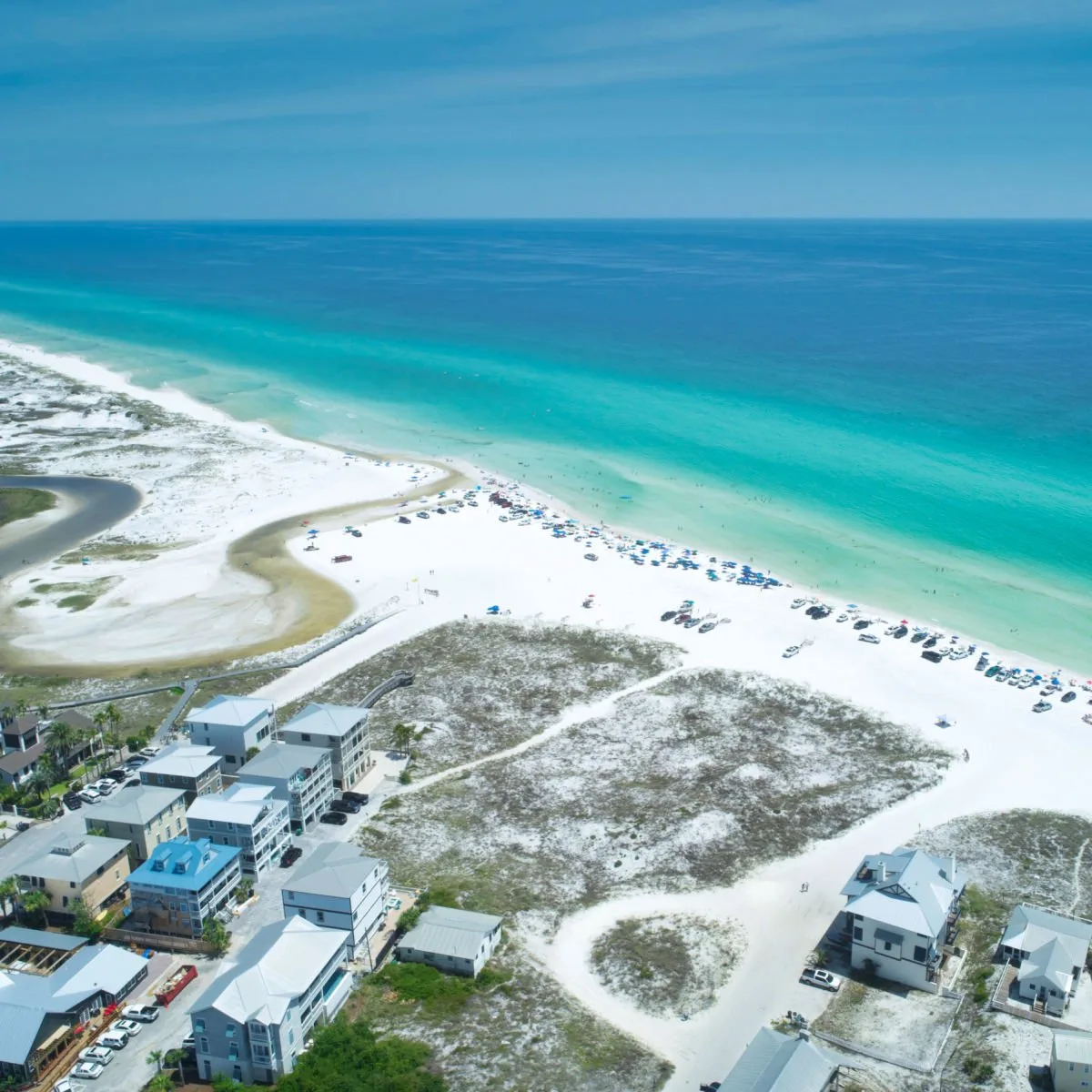 Plages de sable blanc de Grayton Beach, Floride