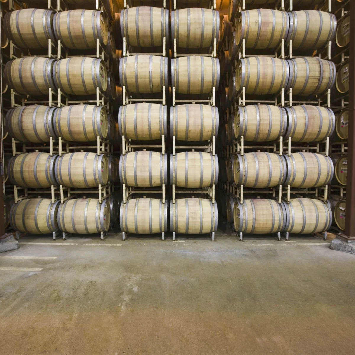Wine barrels in Santa Maria, CA