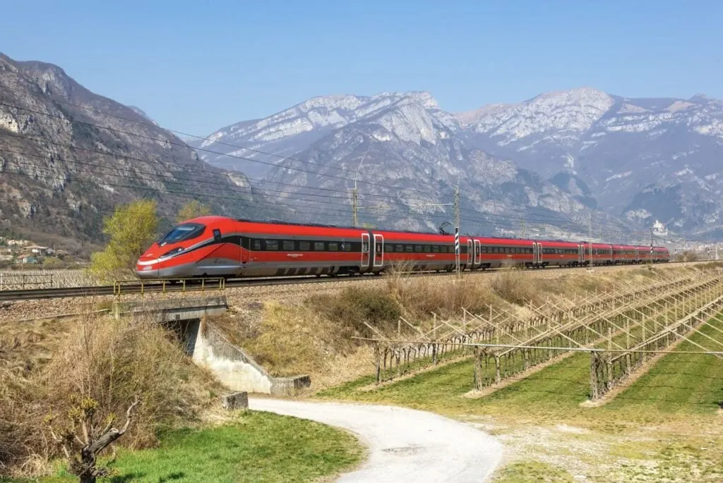 Train travel Italy