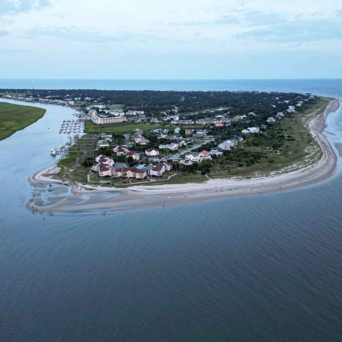 Move Over Charleston! Discover Nearby Island's Charming Beach Escape Aerial view of Edisto Island, SC