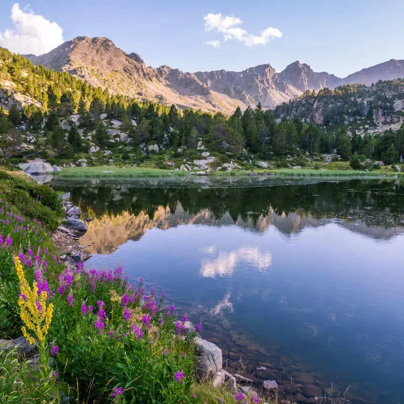 Alpine Lake In Andorra
