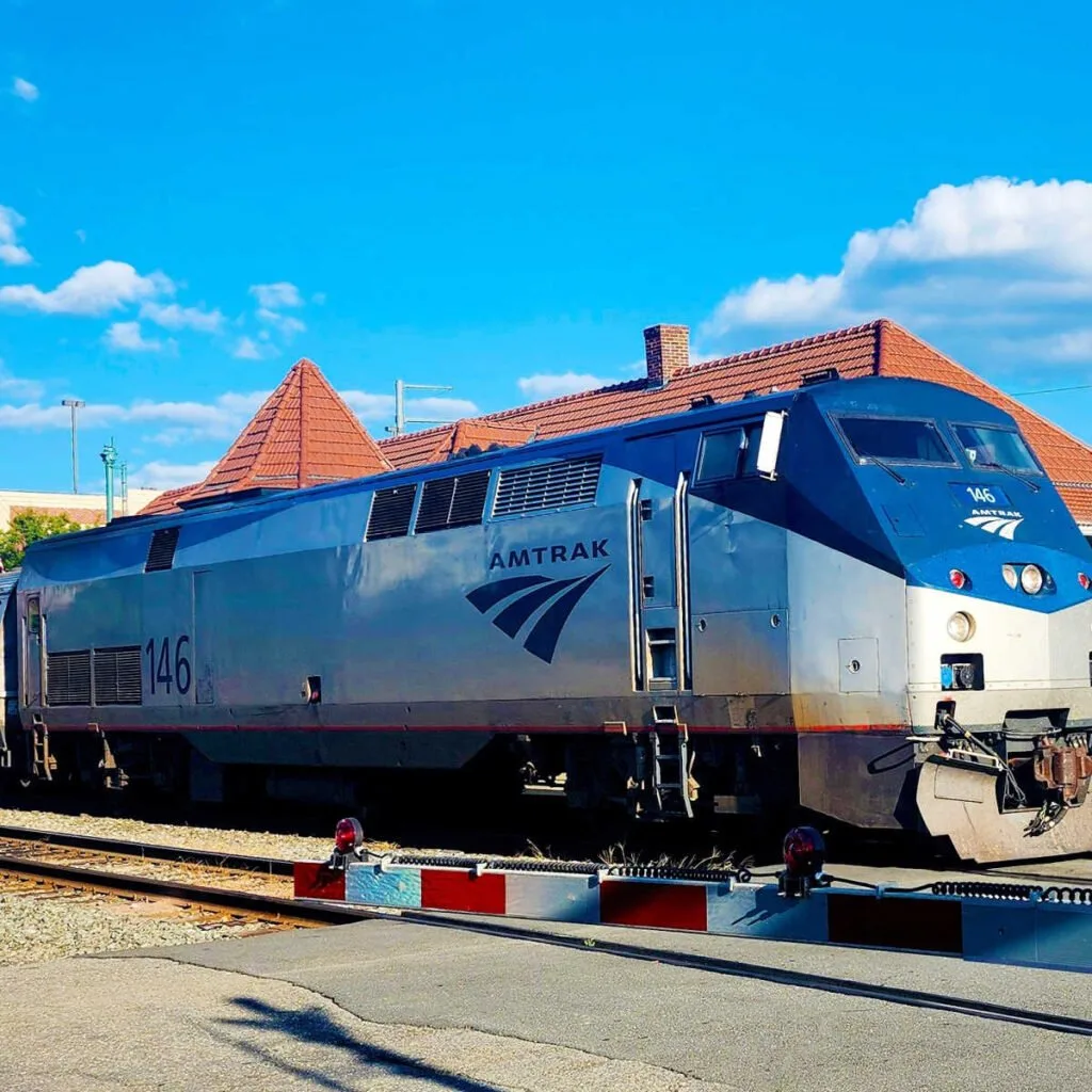 Amtrak train