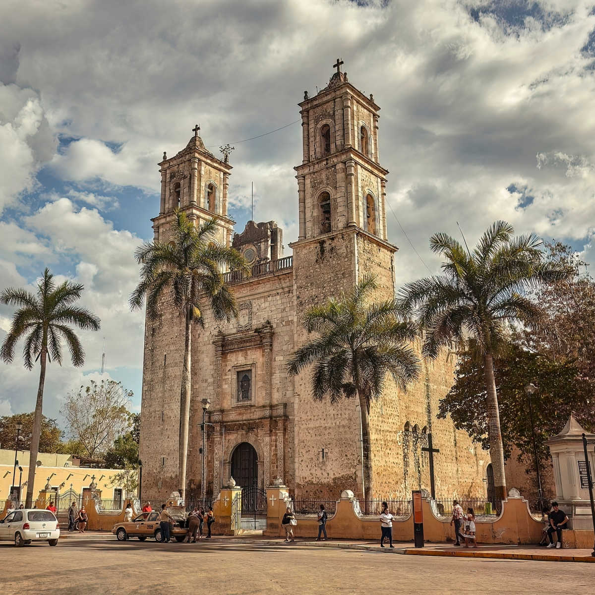Cathedral in Valladolid, Mexico