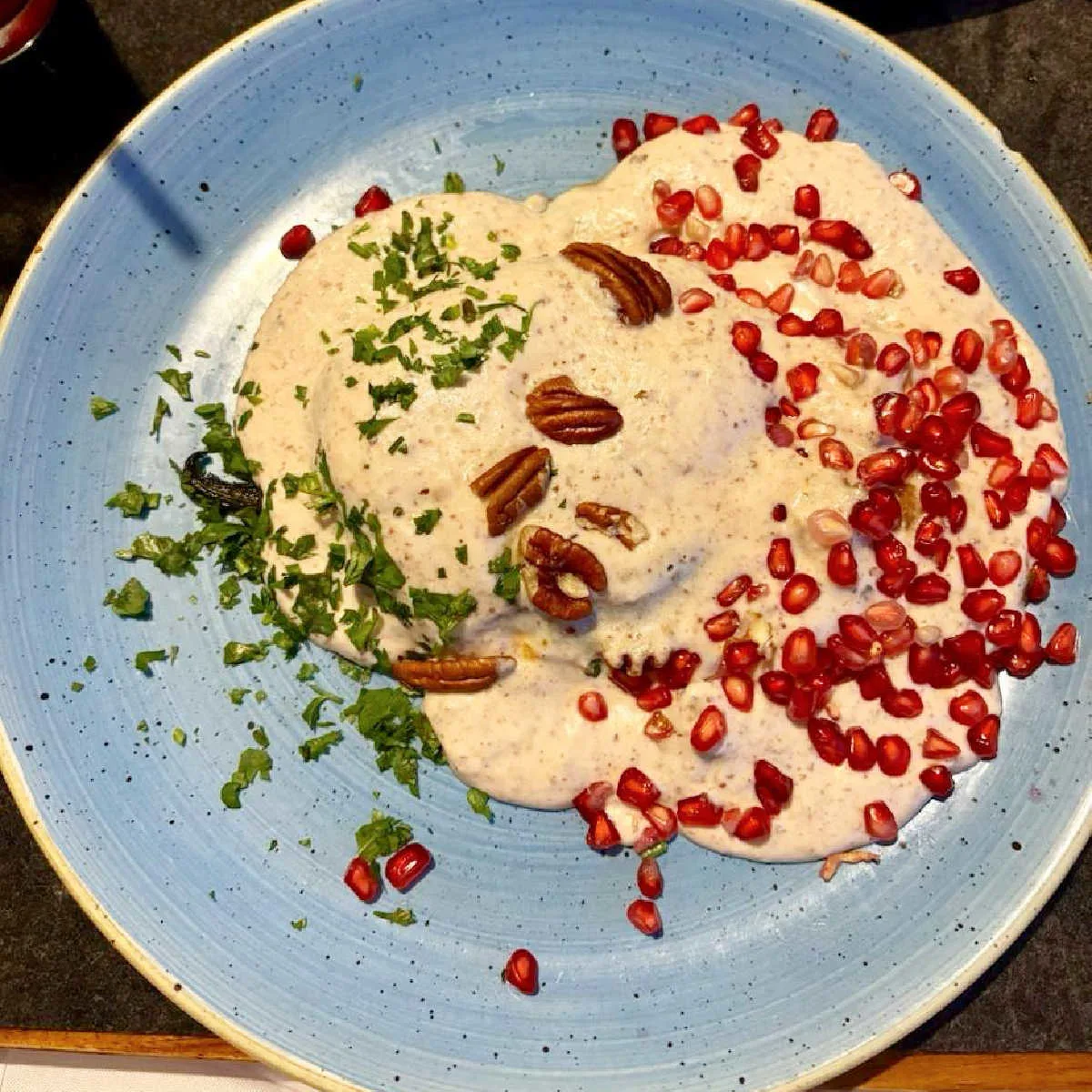 I Visited Mexico's Most Underrated City - Here Are 5 Things That Surprised Me Most Chiles en Nogada served at Restaurant Antigua Hacienda la Noria - Aguascalientes