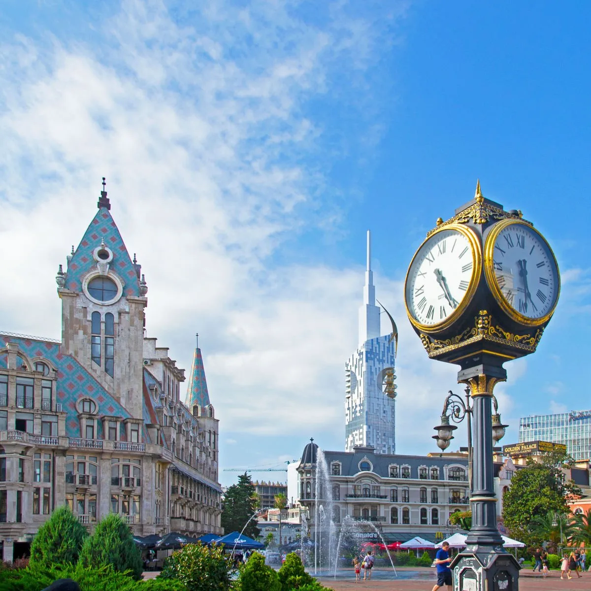 Europe Square in Batumi, Georgia
