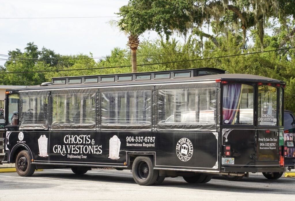 Ghosts & Gravestones trolley tour