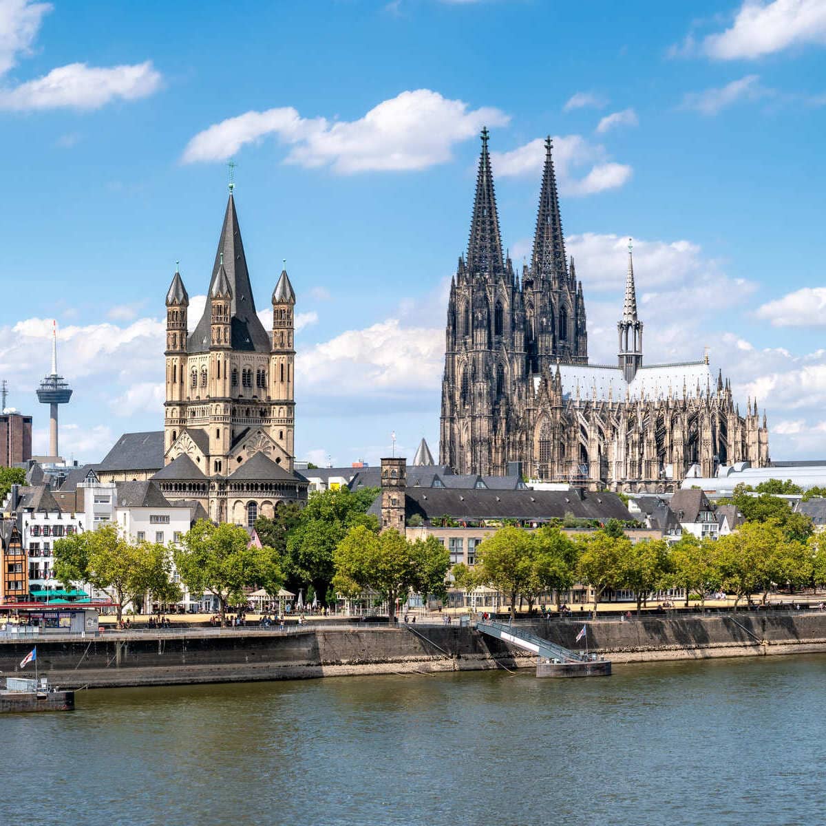 Historic Old Town Of Cologne, Germany