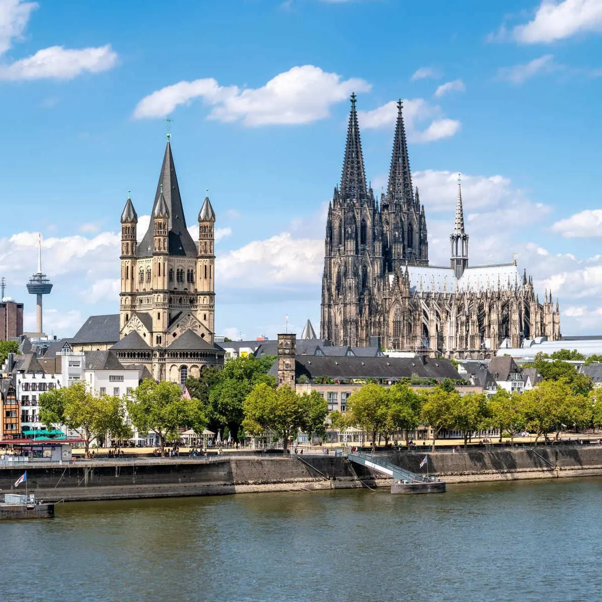 Historic Old Town Of Cologne, Germany