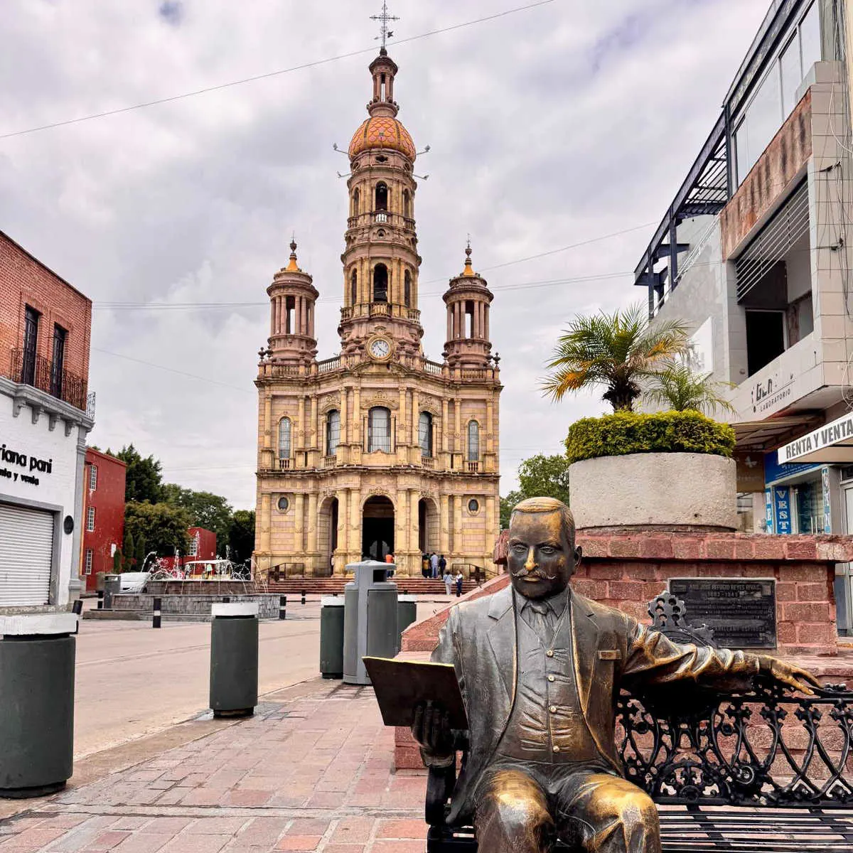 Landmark and timeless cathedral in Aguascalientes, MX