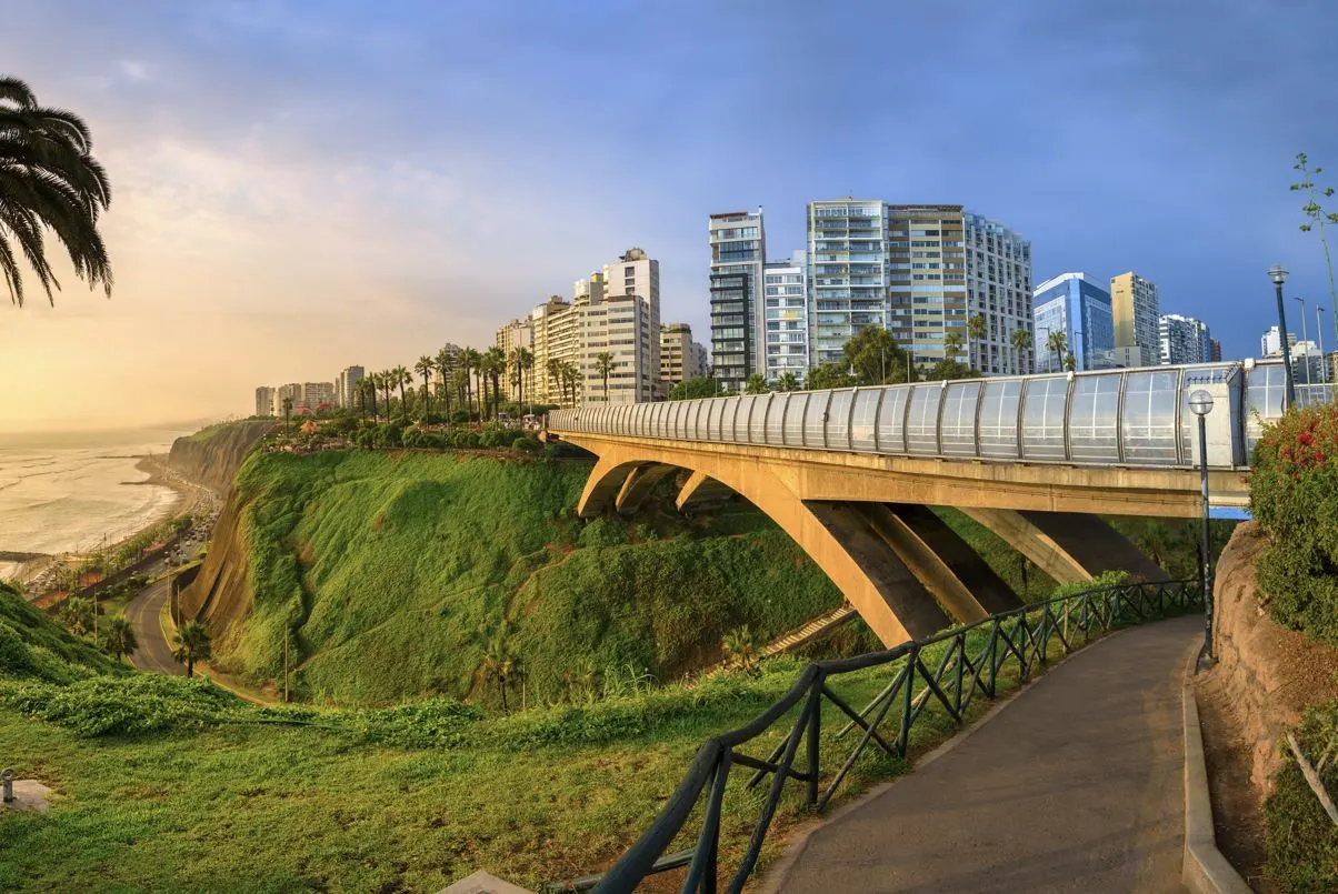 Lima city downtown, Peru, South America