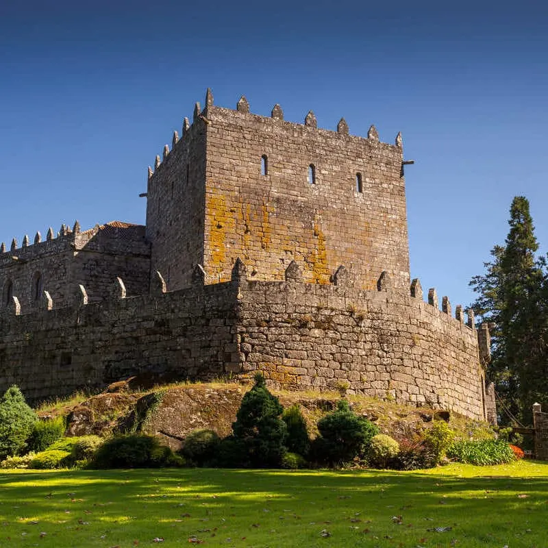 Medieval Castle In Pontevedra, Spain