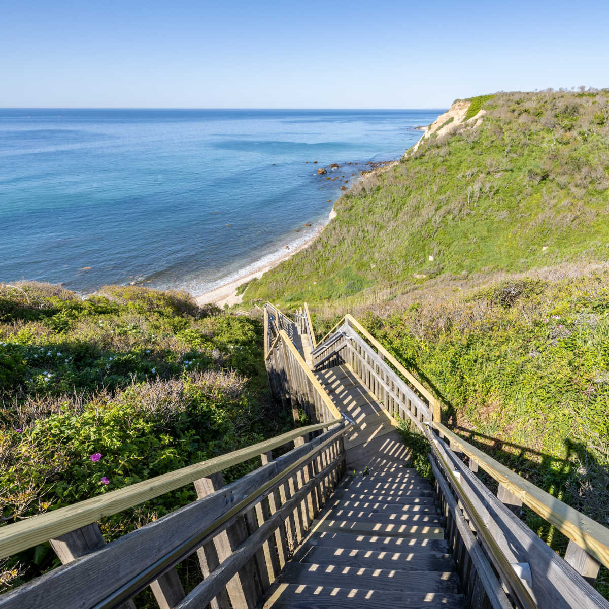 Mohegan Bluffs at Block Island, Rhode Island