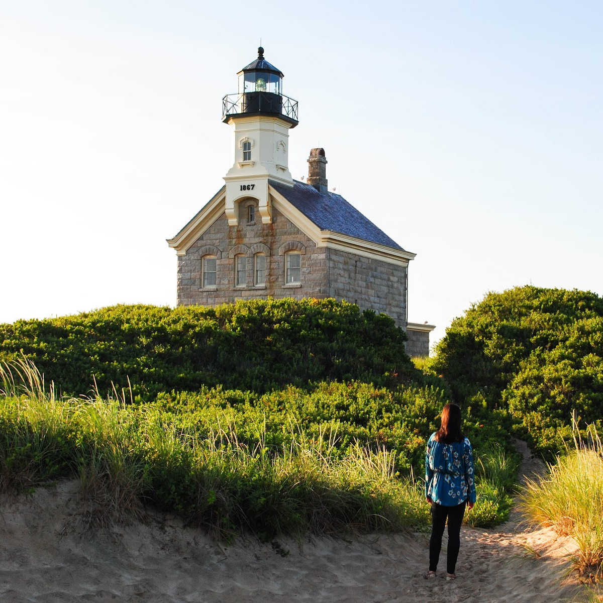 Northern Lighthouse on Block Island, RI