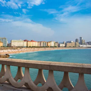 Panoramic View Of A Coruna, Spain