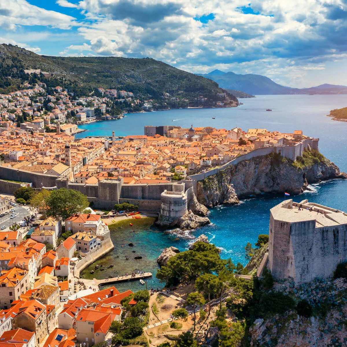 Panoramic View Of Dubrovnik, Croatia