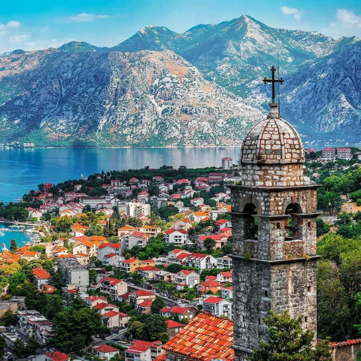 Panoramic View Of Kotor, Montenegro
