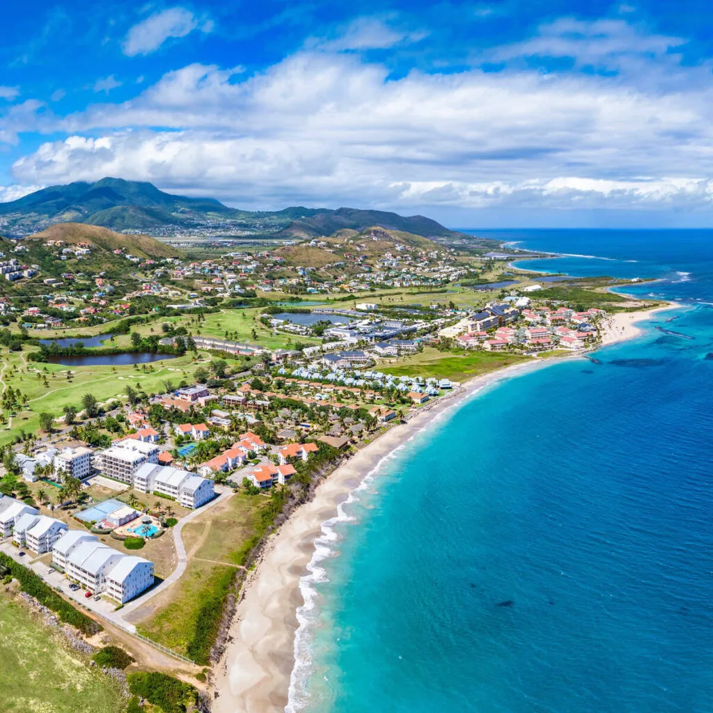 Panoramic View Of Saint Kitts And Nevis