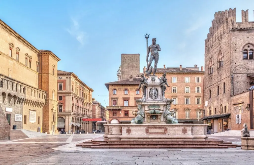 Piazza del Nettuno square in Bologna