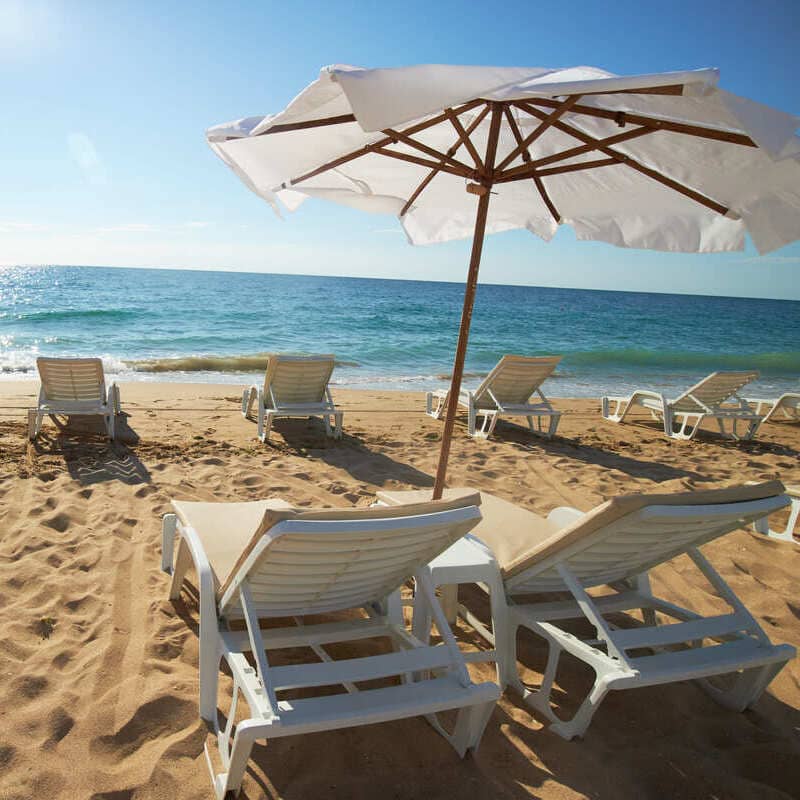 Picturesque Beach In Primorsko, Bulgaria