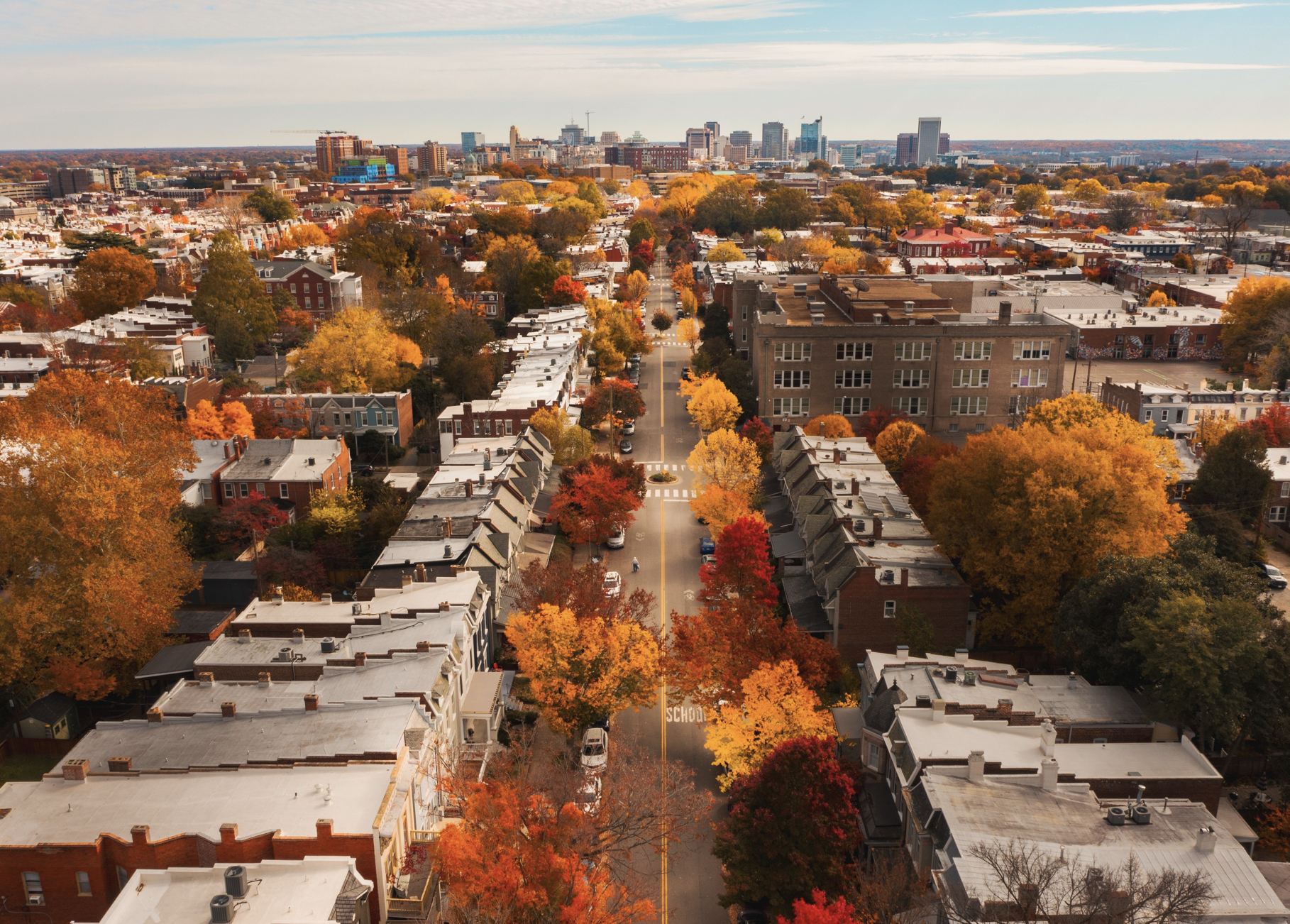 Richmond, Virginia in the fall