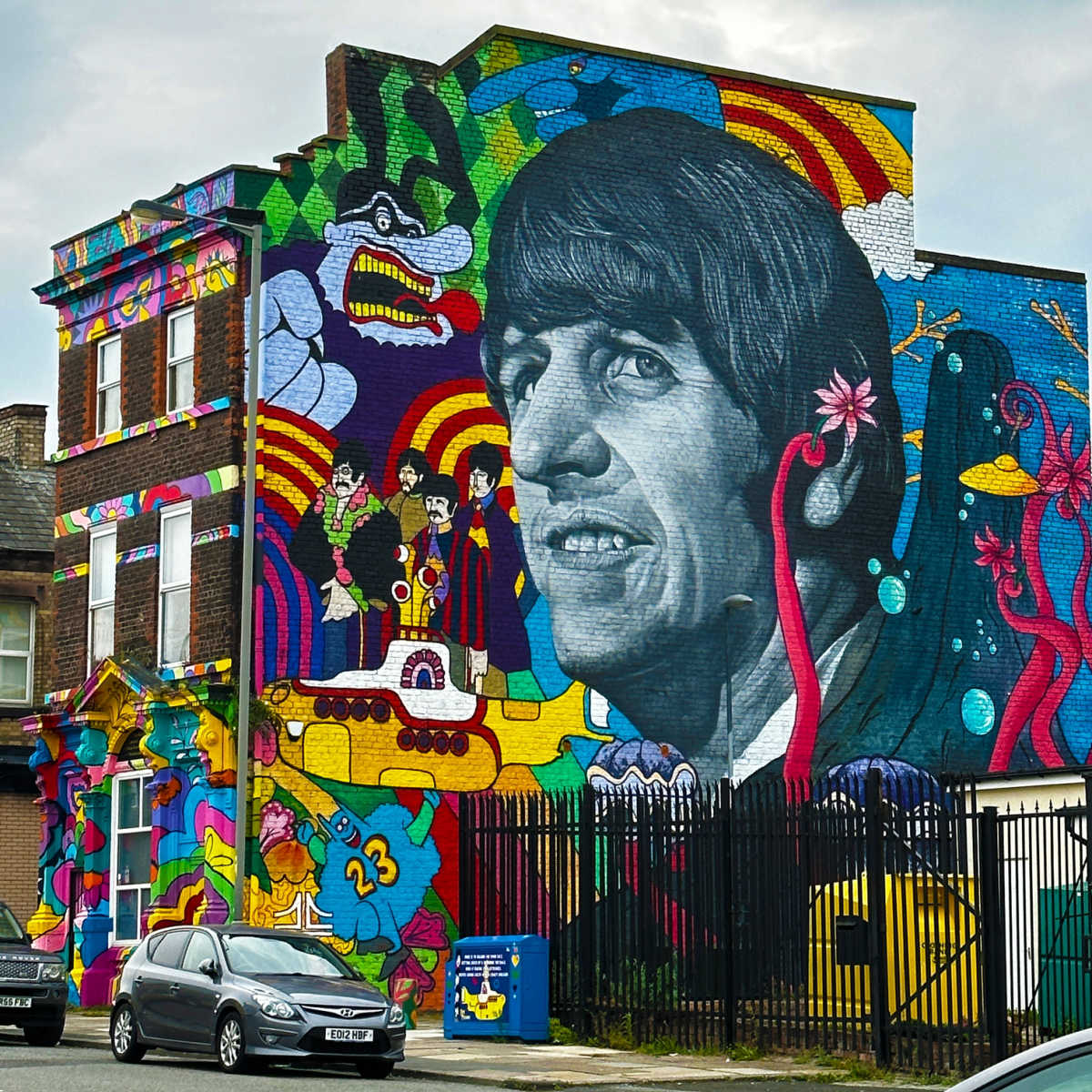 Ringo Starr mural - Liverpool, UK
