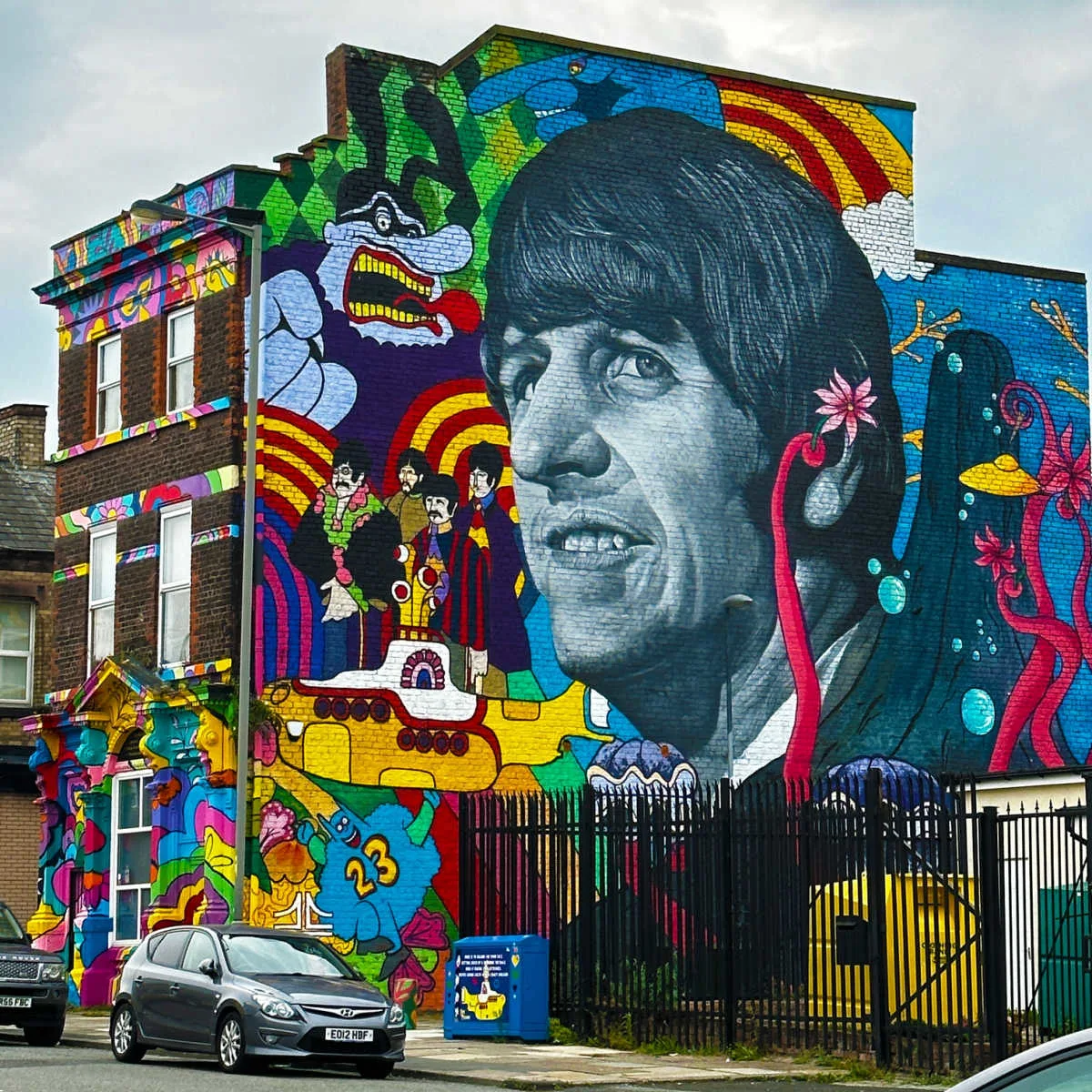 Ringo Starr mural - Liverpool, UK