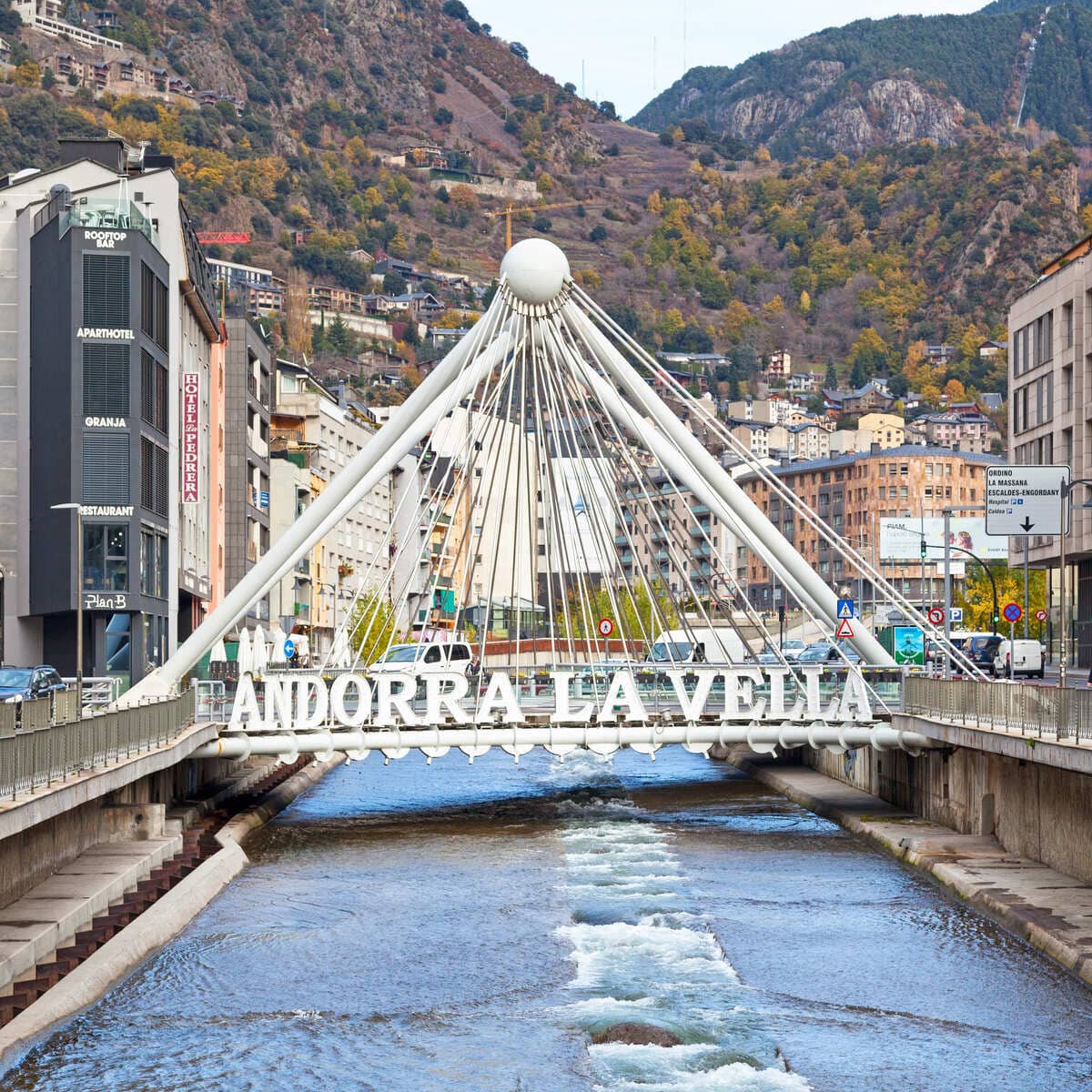 This Tiny Lesser-Known Country In Europe Wants More Tourists To Find It! Riverside In Andorra La Vella, Andorra