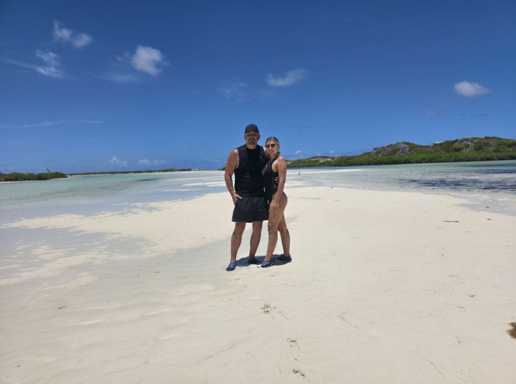 Sailrock South Caicos Boat Tour Sandbar