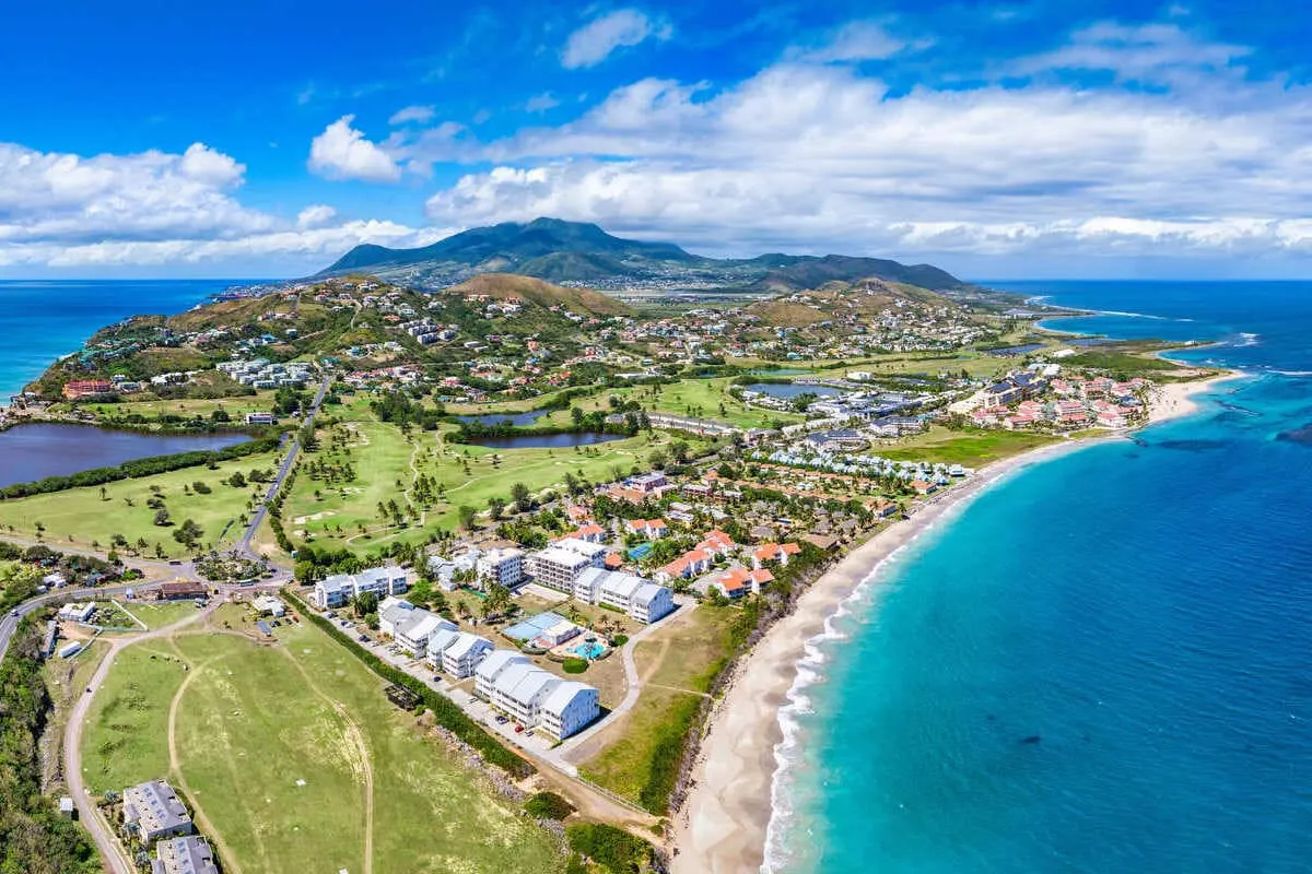 Panoramic View Of Saint Kitts And Nevis