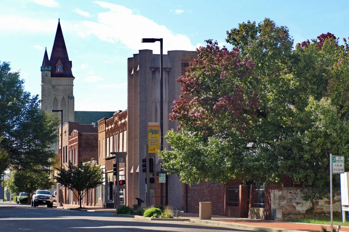 This Charming Riverside Town Is Set To Welcome First Commercial Flights In Years Historic buildings in downtown Paducah, KY