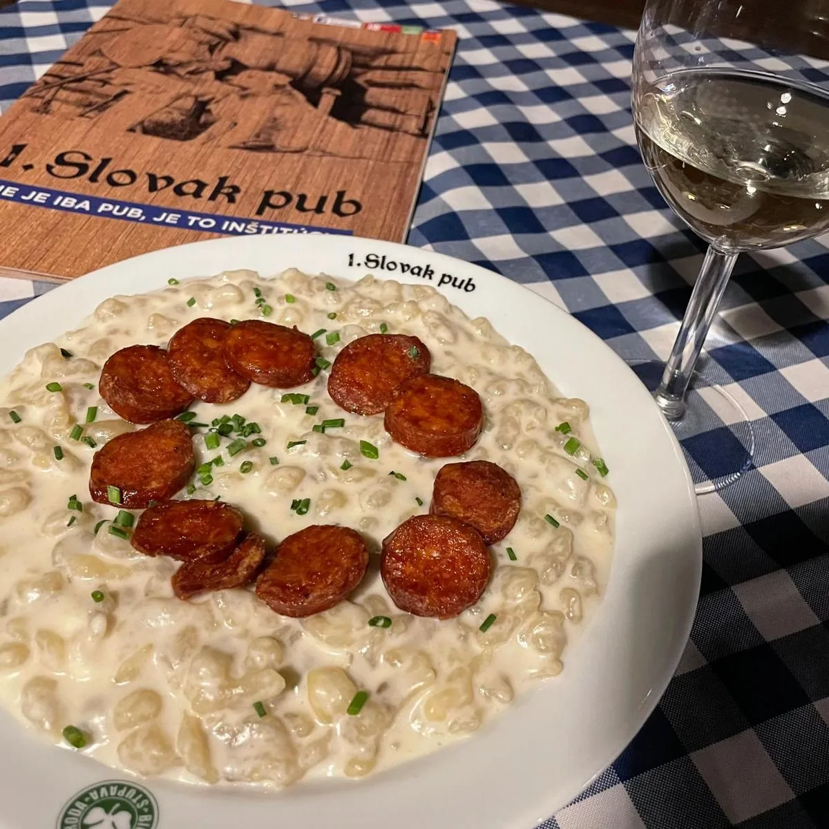 Traditional Slovak cuisine at Slovak Pub in Bratislava