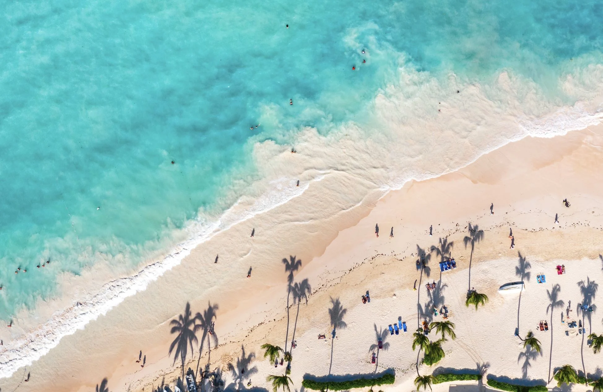 Tropical beach In the Dominican Republic
