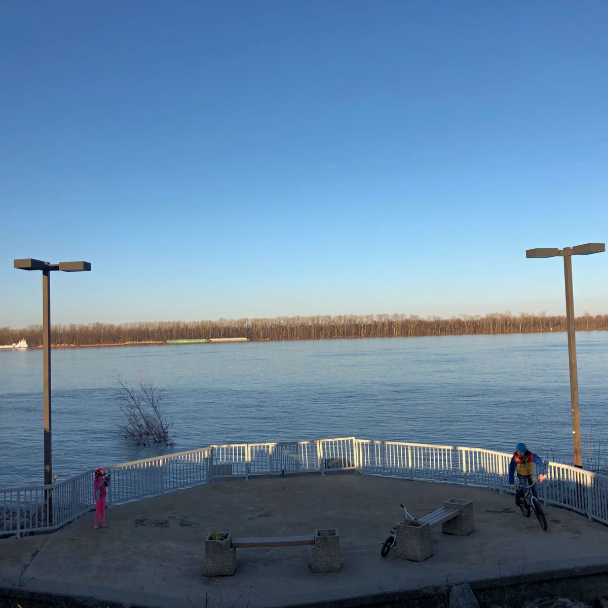 This Charming Riverside Town Is Set To Welcome First Commercial Flights In Years View of Ohio River in Paducah, KY