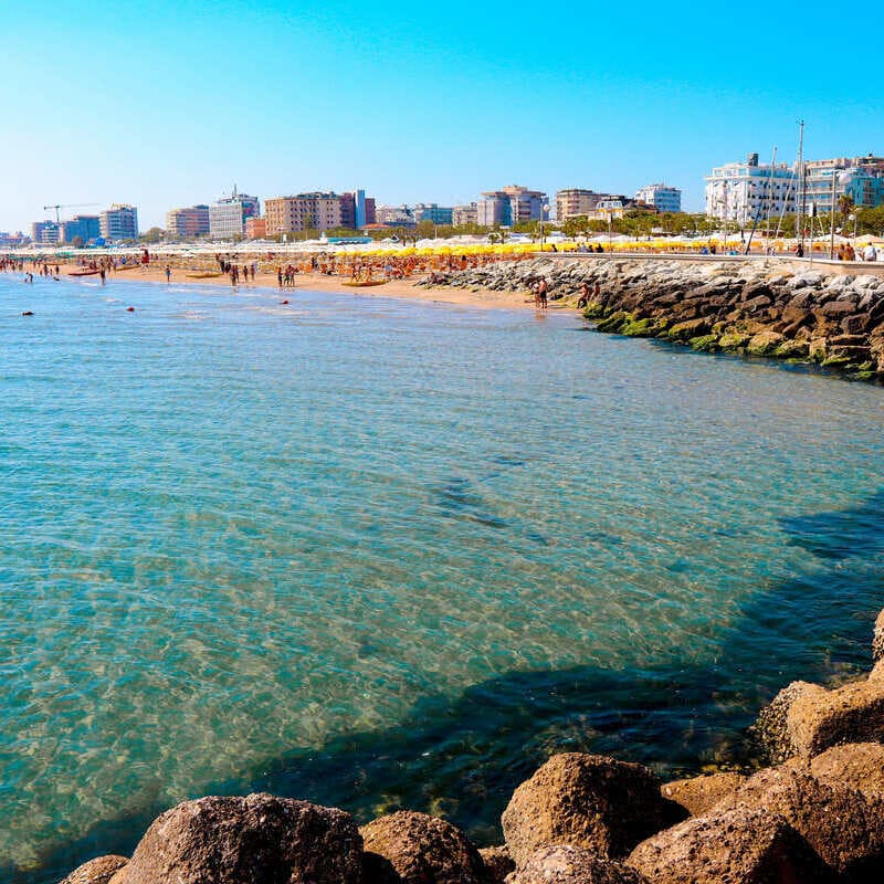 Waterfront Area In Riccione, Italy