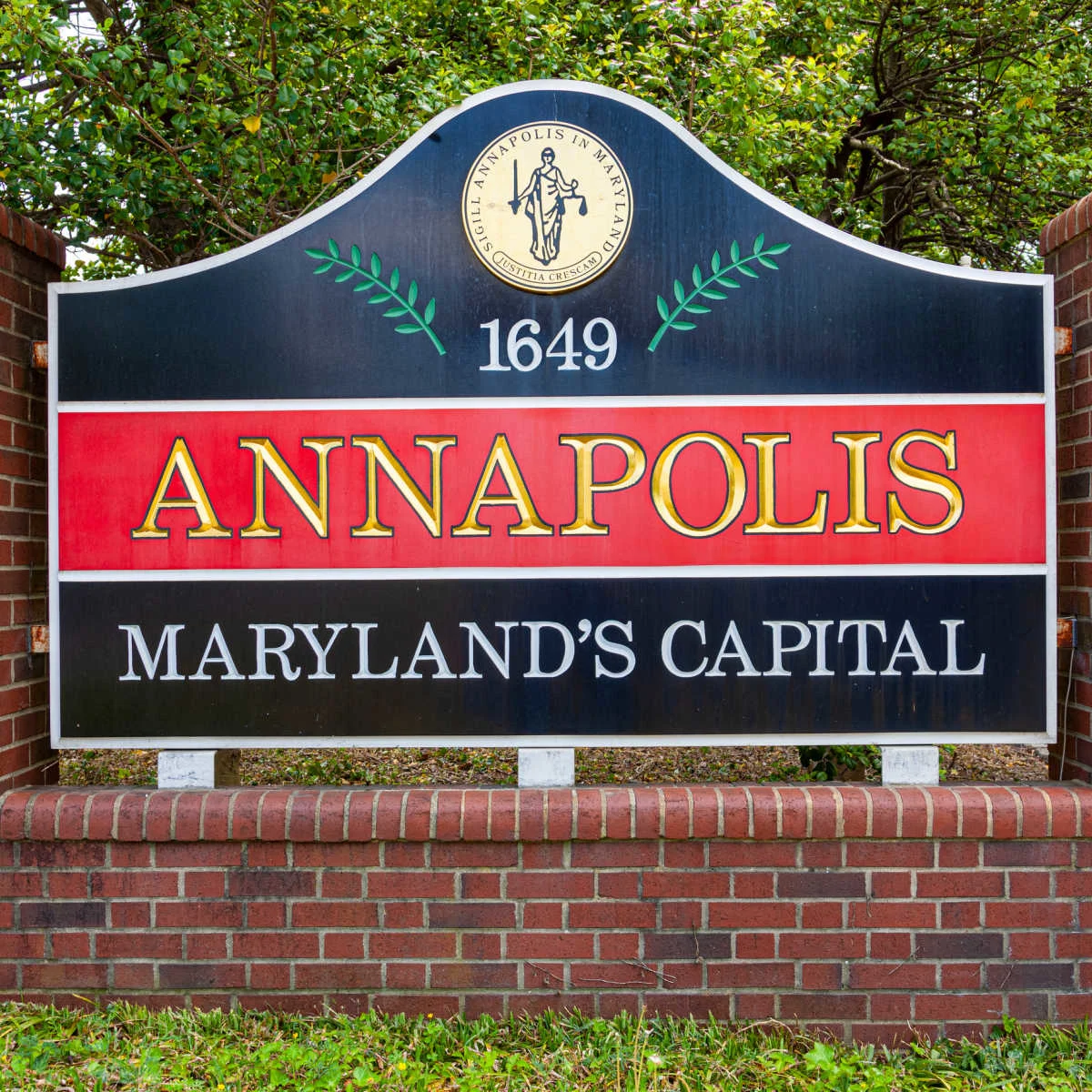 Annapolis, MD capital sign