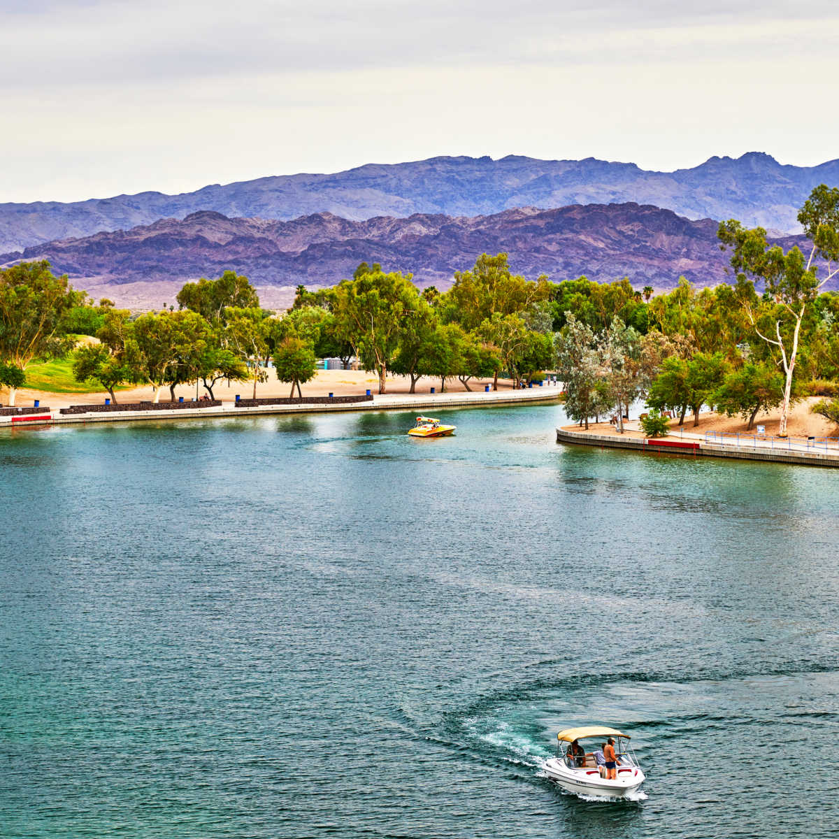 Boat on Lake Havasu